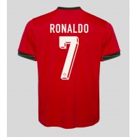 Camiseta Portugal Cristiano Ronaldo #7 Primera Equipación Eurocopa 2024 manga corta